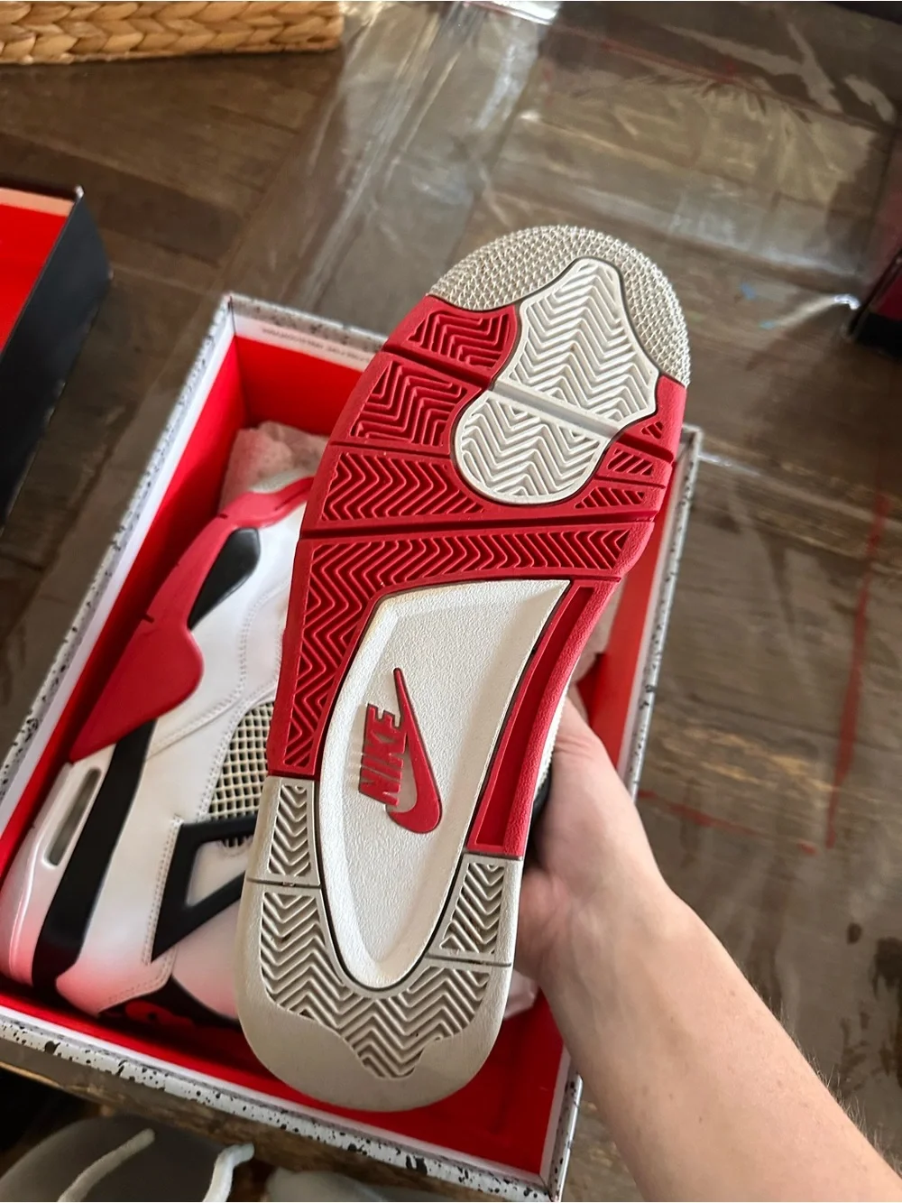 Air Jordan 4 Retro OG ‘fire red’ 2020 Low-Top Sneaker